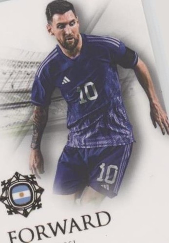 Futera Unique Lionel Messi 1 of 1 24kt Gold Framed PSA Argentina