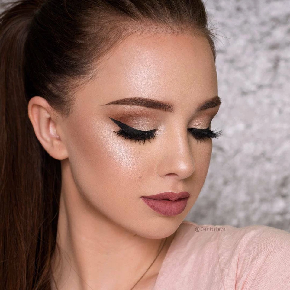 BELLE VISAGE PROFESSIONAL LONG LASTING CAKE EYELINER BLACK/BROWN;  Made in USA - Image 2 of 4