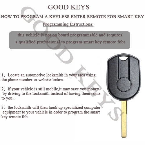 Mando a distancia con llave de entrada sin llave para Ford Fiesta Escape 2012-2019 OUCD6000022 3B Foto 3 de 4