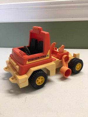 vintage fisher price construction toys