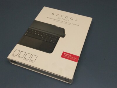 Brydge Air MAX+ Wireless Keyboard Case w/MultiTouch Trackpad for IPad Air, Black