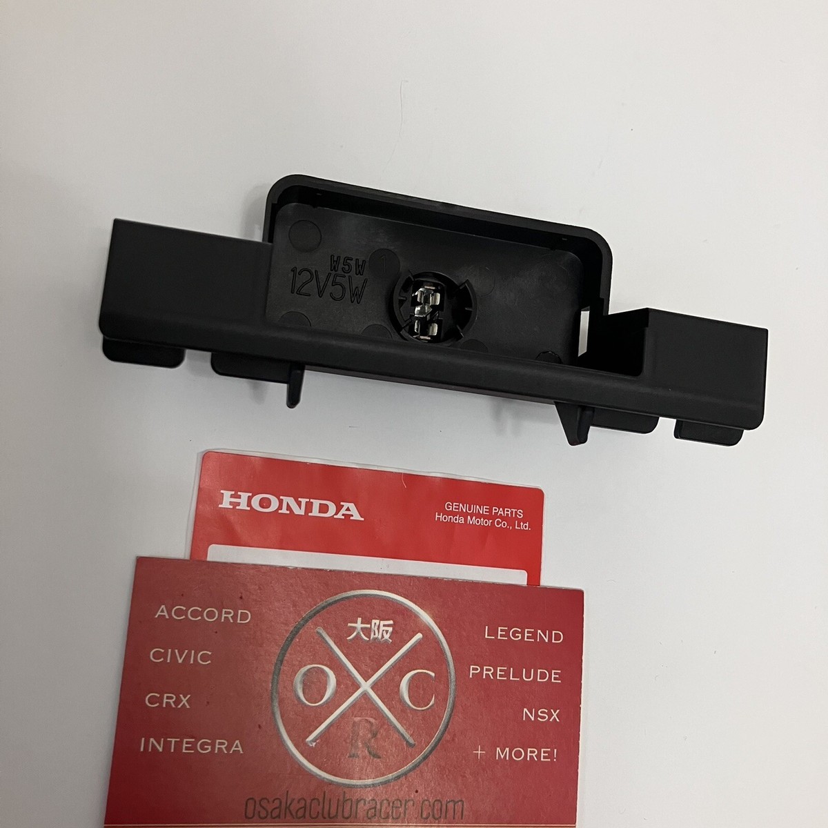 アポ Genuine OEM Honda Rear License Plate Light Lamp Housing 00