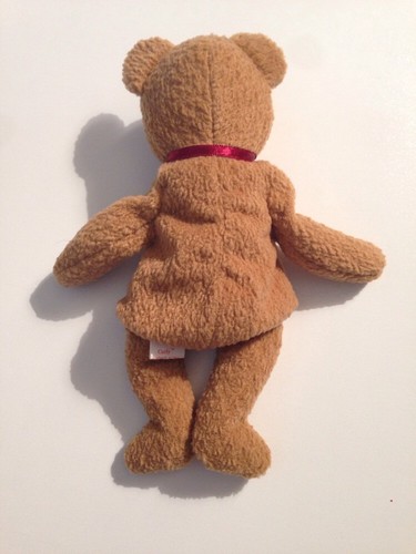 Ty Beanie Babies Curly The Brown Teddy Bear No Hang Tag - Picture 6 of 6