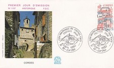 FRANCE 1980 FDC CITE MEDIEVALE DE CORDES YT 2081