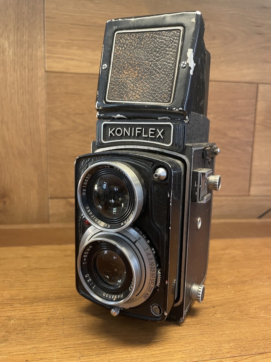READ : As-is* Konica Koniflex I TLR Film Camera Hexanon 85mm READ : As-is* Konica Koniflex I TLR Film Camera Hexanon 85mm