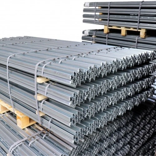 150 poteaux de clôture à profil en Z de 2,3 m de long, clôture de protection con - Photo 4/4