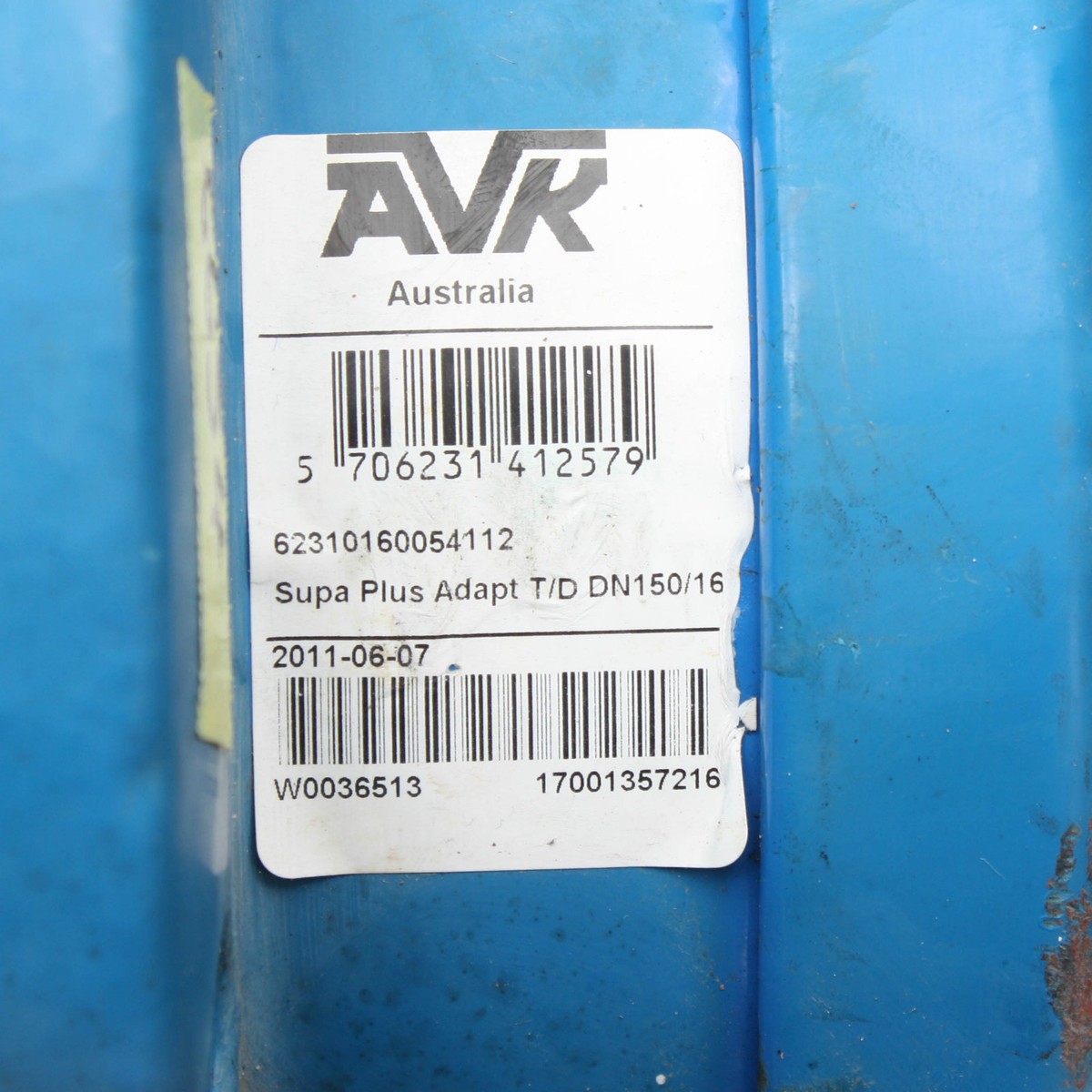 AVK SUPA PLUS™ FLANGE ADAPTOR T/D DN150 6