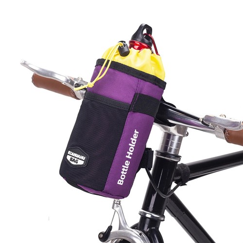 Borsa borraccia bicicletta porta borraccia bicicletta borsa manubrio bici - Foto 4 di 26