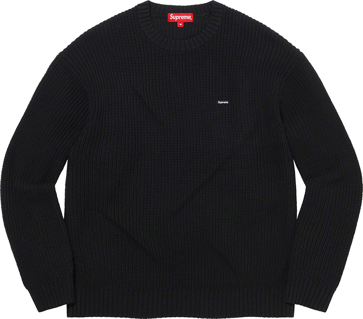 トップス Supreme Black Knit Sweater S Supreme Melange Rib Knit Sweater (Black), Size S | eBay UK