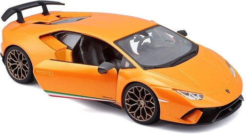 Bburago Lamborghini Huracan Performante (Naranja, Escala 1:24) Coche Modelo - Imagen 2 de 4