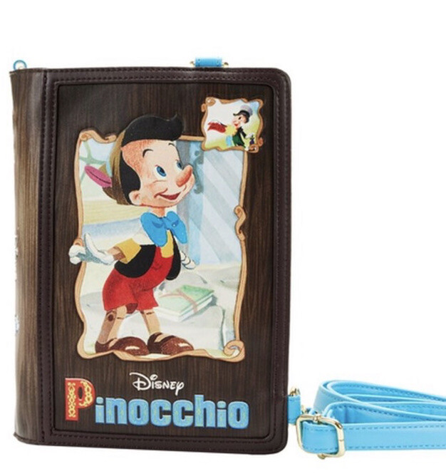 Loungefly Disney Book series PINOCCHIO convertible backpack 