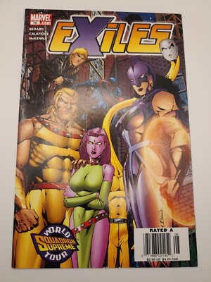 Exiles #78 2001 Marvel RARE NEWSSTAND EDITION