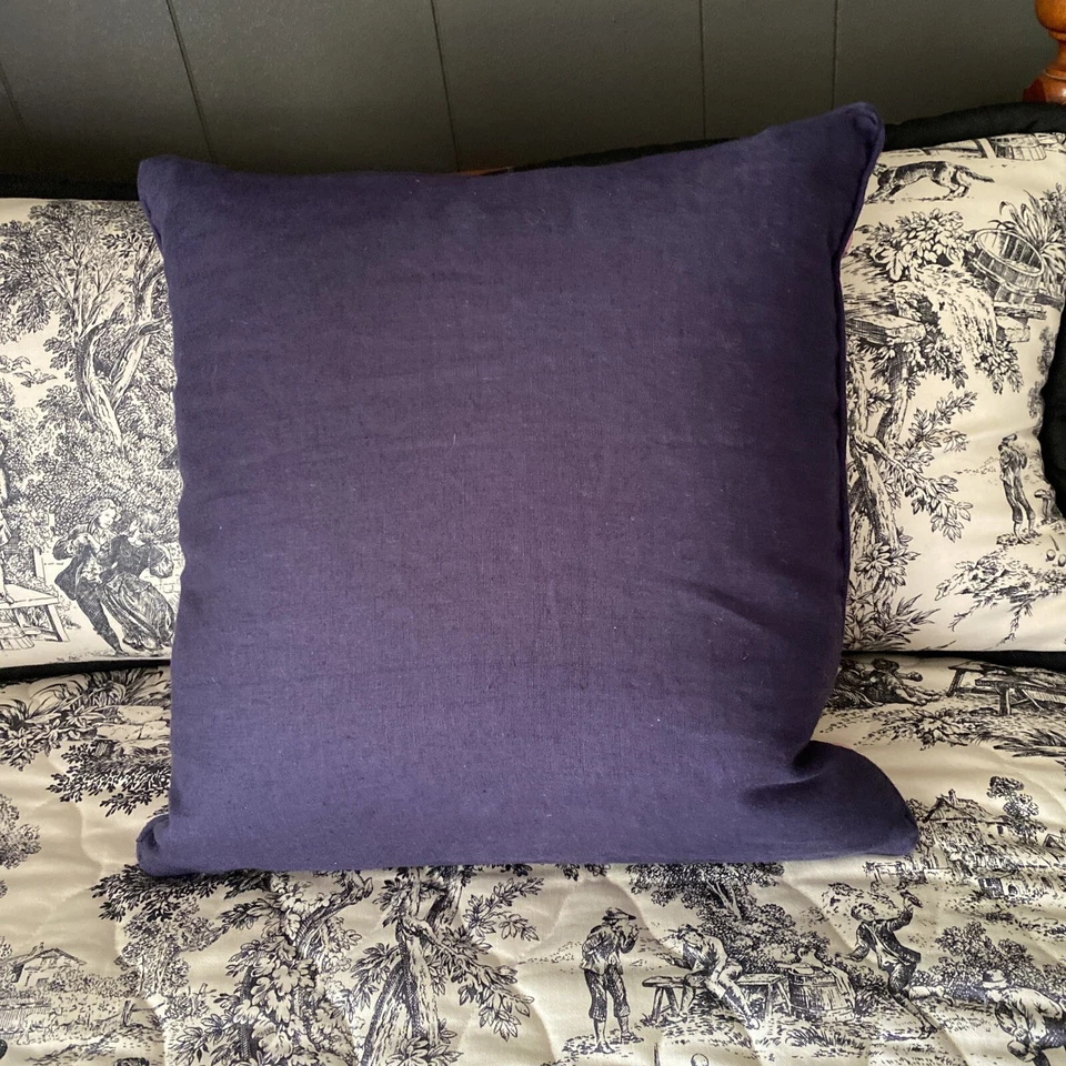 Almohada Kate Spade York Tulip Deco Inserto Pluma COMO NUEVA Bordado, Aplique Foto 2 de 4