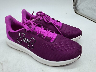 Under Armour Charged Pursuit 3 BL Sneakers Womens Purple Mesh Running Shoes - 9