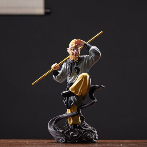 Resin Ceramic Buddhism Sun Wukong Monkey King Buddha Incense Burner Monkey King - Picture 3 of 7