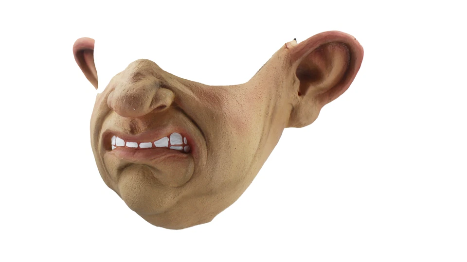 Ghoulish Productions Grumpy Latex Face Mask Horror Halloween Cosplay - Image 2 of 4