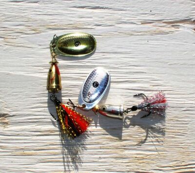 Vibrax Foxtail Spinner Silber & Gold, 8+10 Gramm Blue Fox, Blinker, Esox, Barsch