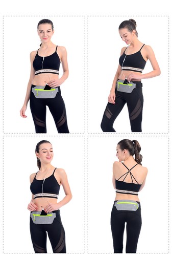 2 Pack Waterproof Fanny Pack Waist Belt Bag Pouch Zip Bum Bag For Sports Running - Picture 27 of 43