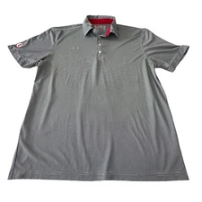 OOBE Polo Shirt Mens ML 22.5”  Repreve Chick-Fil-A Hydro Chill Team Uniform
