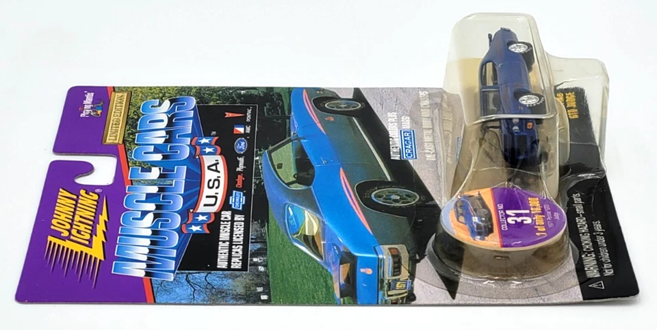 Pontiac GTO Judge 1971 Johnny Lightning Muscle Cars U.S.A. edición limitada azul Foto 3 de 4