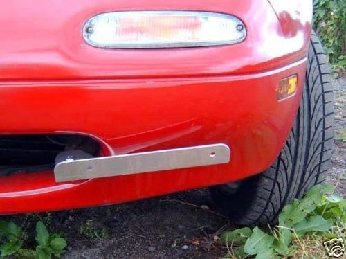 Front offset JDM number plate bracket mount Mazda MX5 mk1 mk2 89-00 MX-5 Eunos