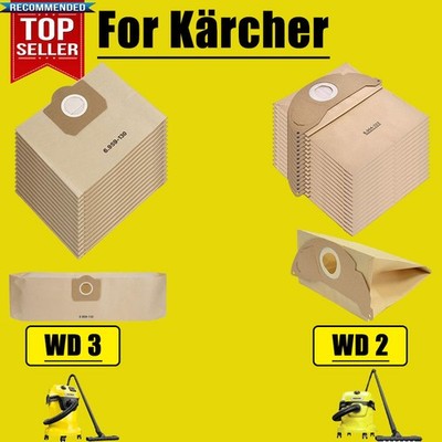 Staubsaugerbeutel für Kärcher Papier Filtertüten MV 3 WD 3 P 6.959-130 / MV2 WD2