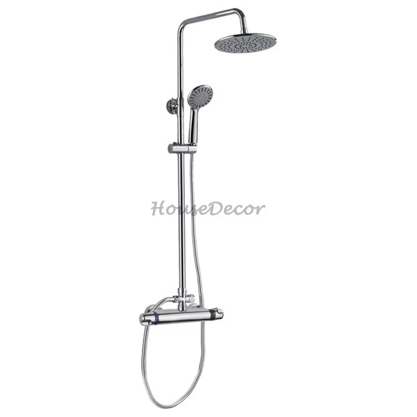Modern Bathroom Constant Temperature Round Rainfall Handheld Shower Head Kit NEW
Opens in a new wind