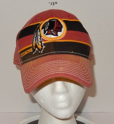 Reebok NFL Washington Fitted Hat Cap Size Small/Medium Red Yellow black