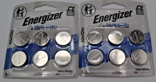 Energizer CR2032BP 3V Lithium Batteries -2  Packs of 6  03/2037 expiration date