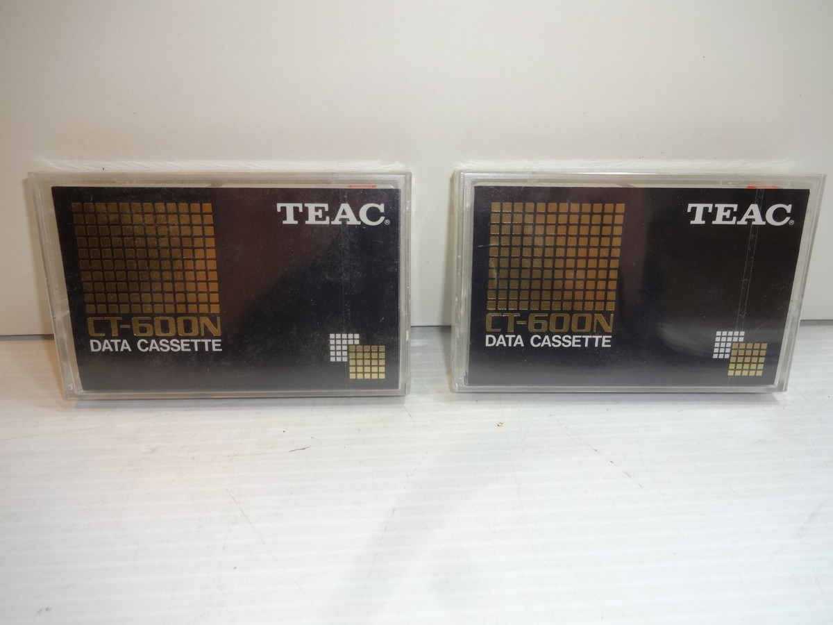 Two New TEAC Data Cassette tape CT-600N | eBay