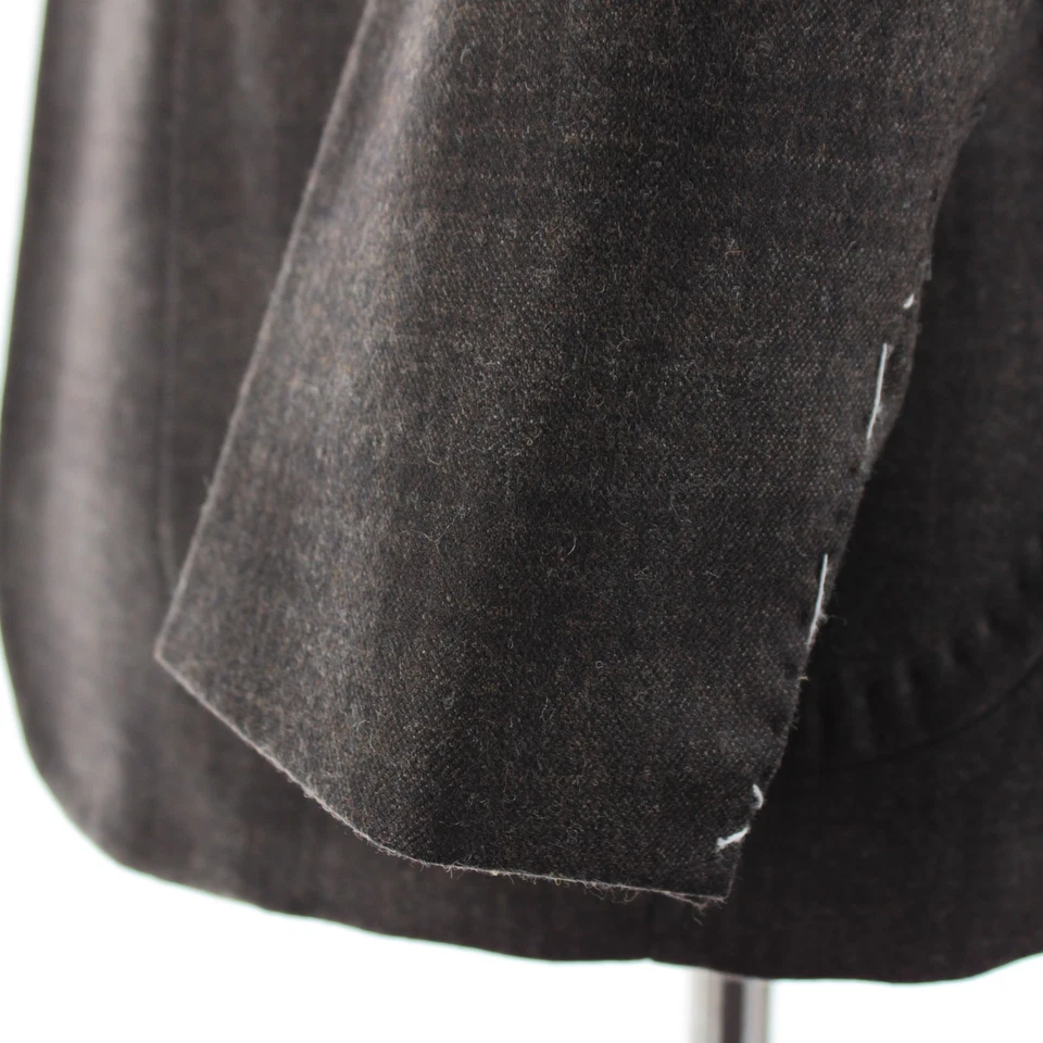 Abrigo deportivo de lana Sartorio Kiton nuevo con etiquetas talla 54R (44R EE. UU.) a cuadros marrones Foto 3 de 4