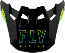 FLY RACING FORMULA CC CENTRUM VISOR BLACK/BLUE/HI-VIS YL/SM'SM