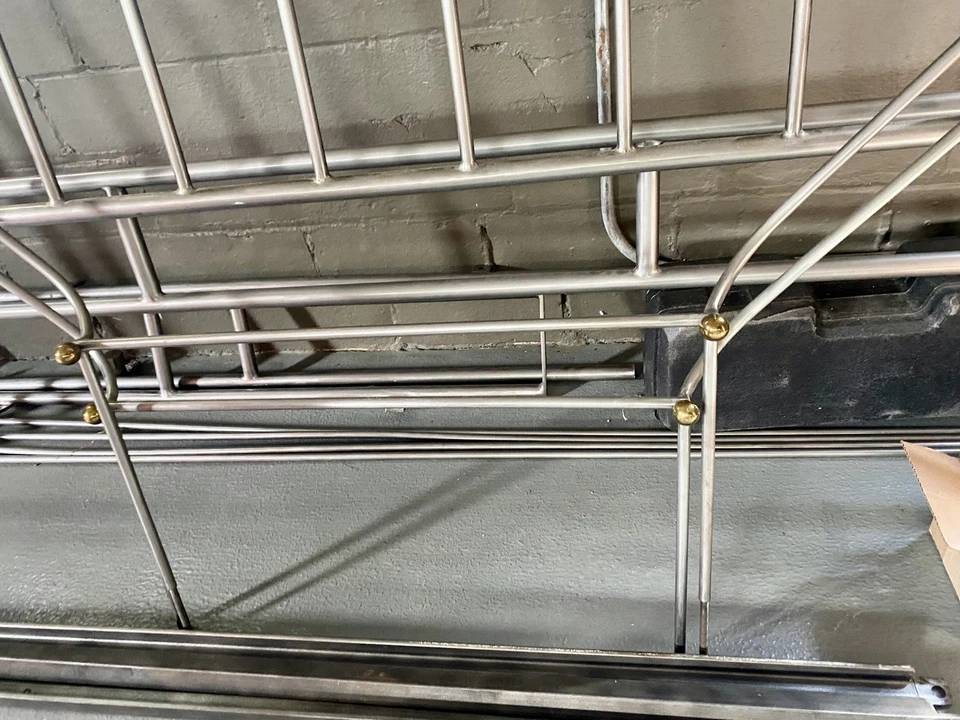 Frame -King Size Bed Champagne Canopy Metal/Brass Knobs - - Image 3 of 4