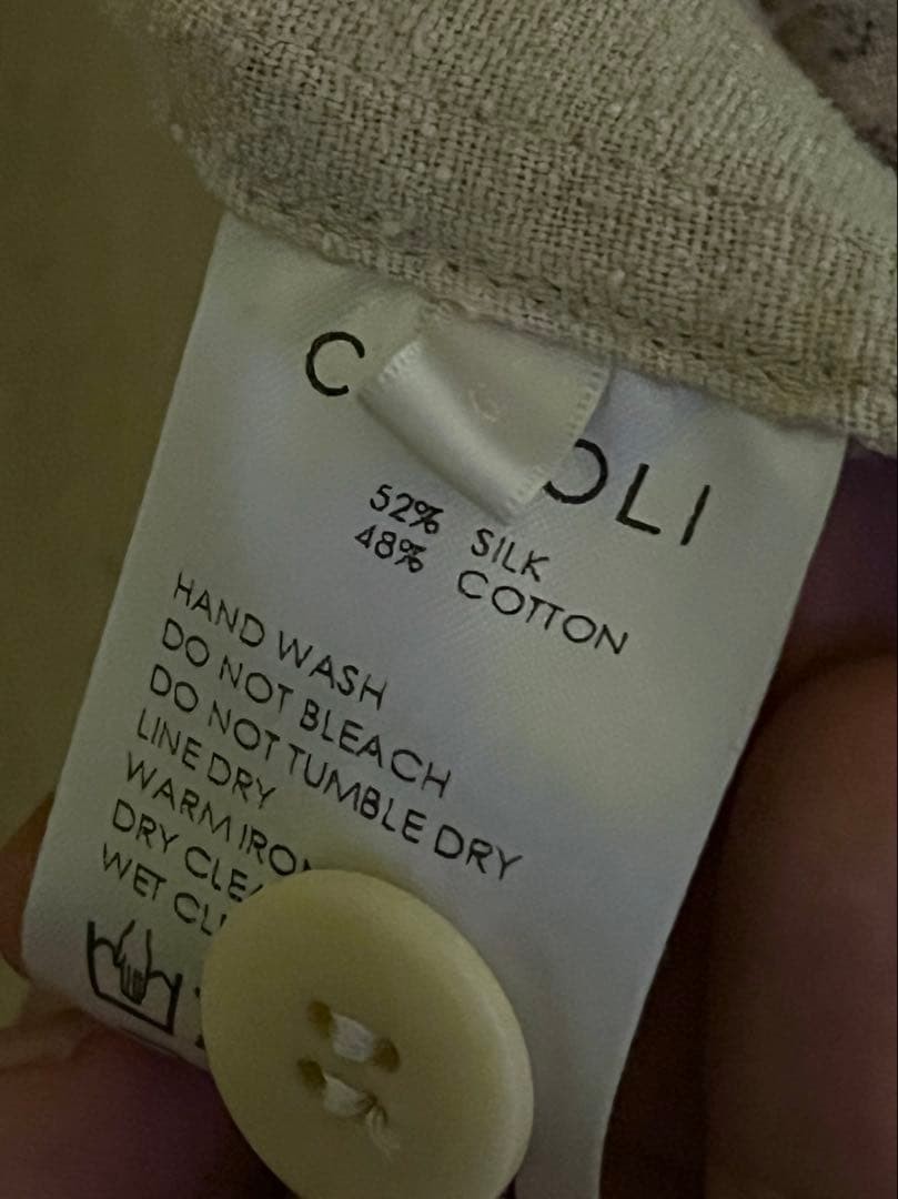 COMOLI SizeS Dot Stand Collar Jacket Jacket V01-0… - image 6