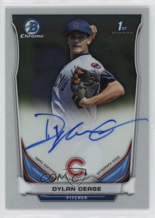 2014 Bowman Draft Chrome Draft Pick Auto Dylan Cease #BCA-DC Auto 1bi0