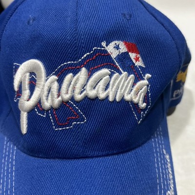 Panama Strapback Mens Hat Blue New Price Tags Still Inside
