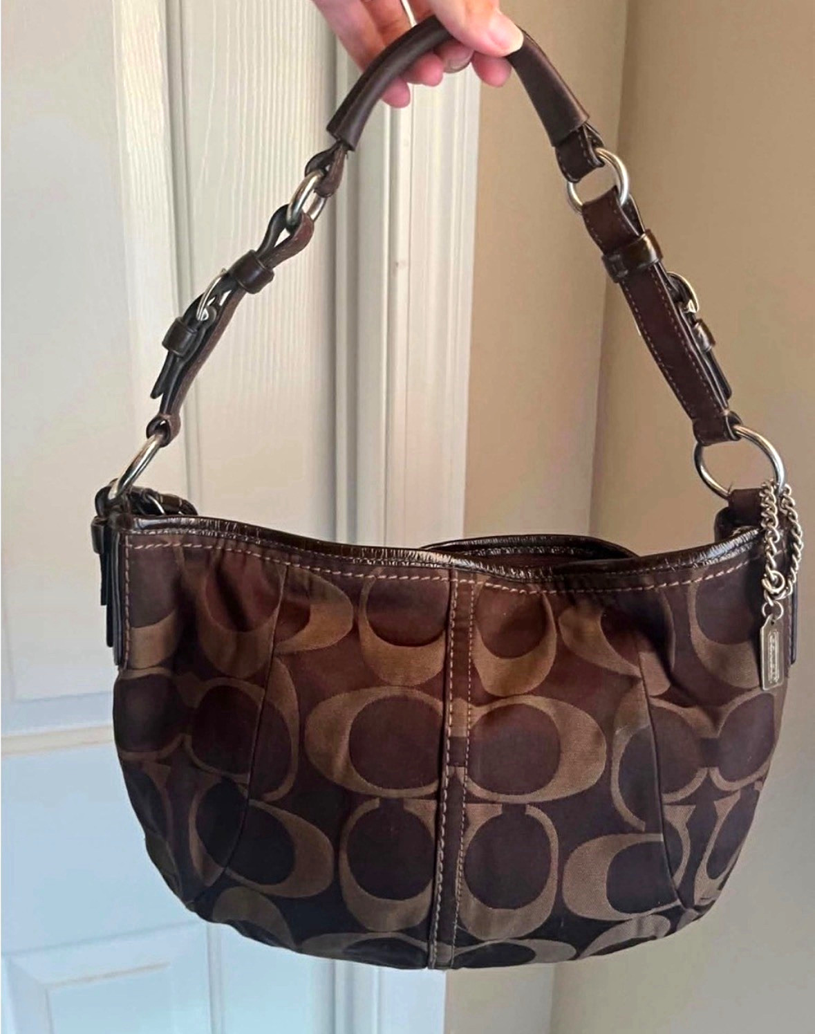 Y2K coach signature hobo - Gem