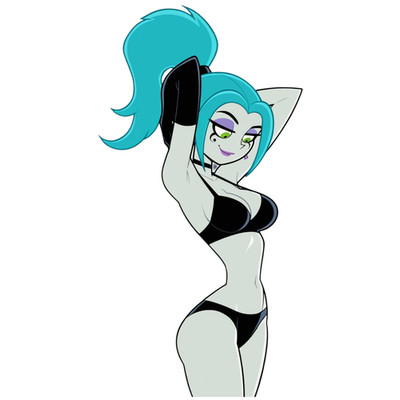 EMBER MCLAIN DANNY PHANTOM STICKER CAR DECAL VINYL WAIFU ANIME CARTOON GIRL