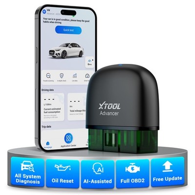 XTOOL Advancer AD20 Pro Wireless BT OBD2 Scanner Diagnosetool, Autocode-Leser