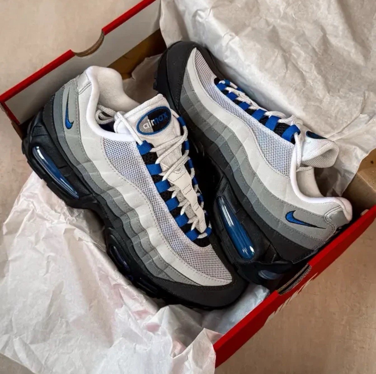 Nike Air Max 95 OG 'Blue Spark' US 14 IM7410-100 Brand New