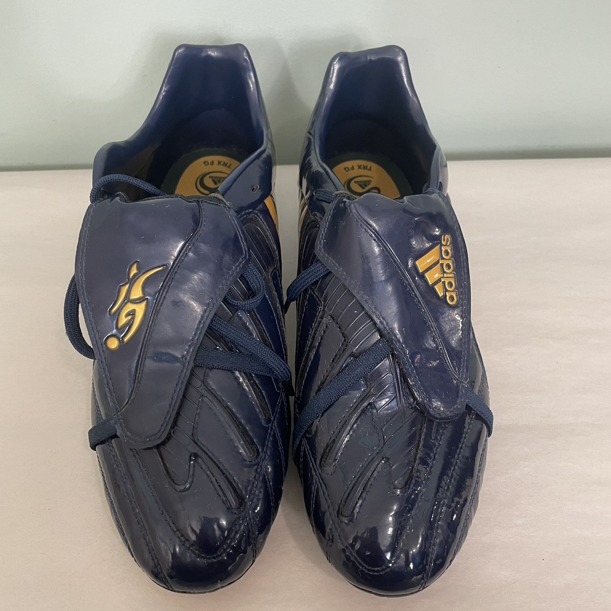 Adidas Absolado TRX FG Predator David Beckham 075613 Size 11 Navy Gold Soccer Adidas Absolado TRX FG Predator David Beckham 075613 Size  main image 3