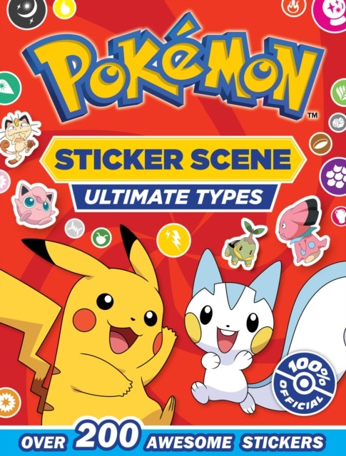 POKEMON ULTIMATE TYPES STICKER SCENE by Pokemon (Paperback Book)