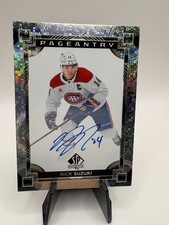 2024-25 SP Authentic Pageantry  Nick Suzuki on Card Auto Montreal Canadiens P-26
