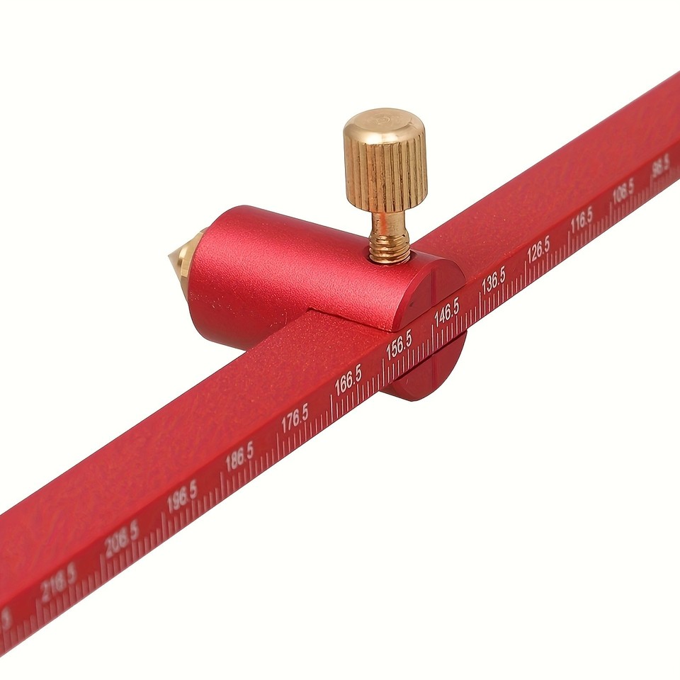 Half Compass Ruler Adjustable Compass Ruler - Precision Circle Drawing for Woodworking ...
