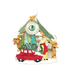 Blue Sky Clayworks Goldminc Christmas  Cupids Christmas Tree Tealight Holder