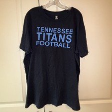 Tennessee Titans T Shirt NFL New Era Team Apparel Blue Graphic XL