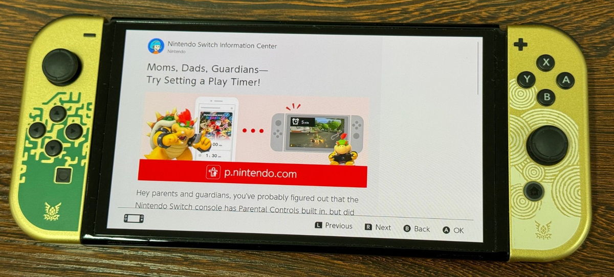 Nintendo Switch (OLED Model) HEG-001 The Legend of Zelda: Tears of