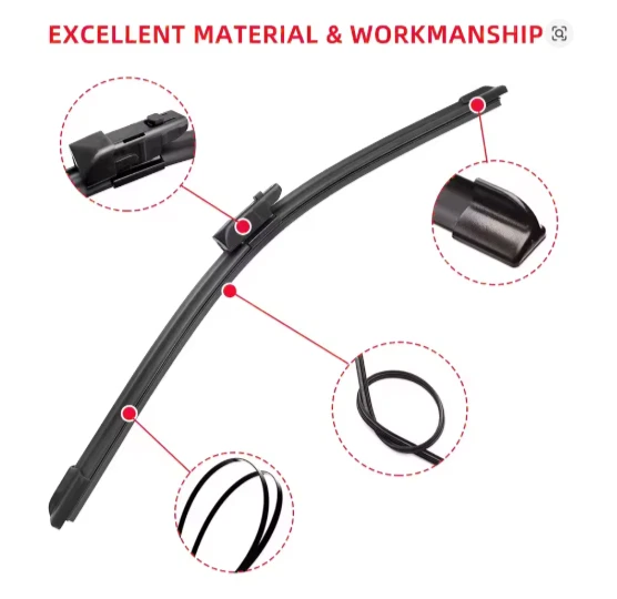 2PCS Front Wiper Blades For TOYOTA C-HR CHR 2016-2023 26"+16" - Image 4 of 4