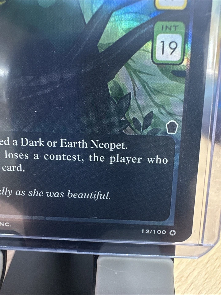 Neopets WoTC TCG 2006 - Ilere of the Woods 12/100 Haunted Woods NM UR - Image 2 of 3