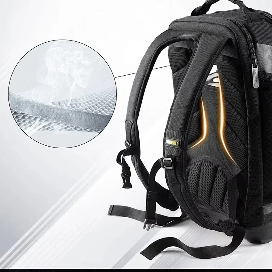 ToughBuilt TB-66C Pro 33 Pocket Lighted USB Charging Tool Backpack - Image 4 of 4